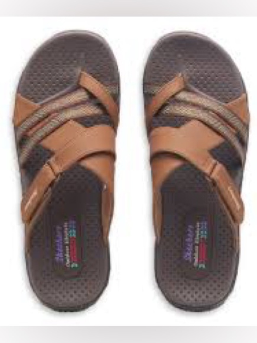 Skechers Women’s Reggae Sunday Stroll Slide Sandals Sz 8 - Picture 2 of 8